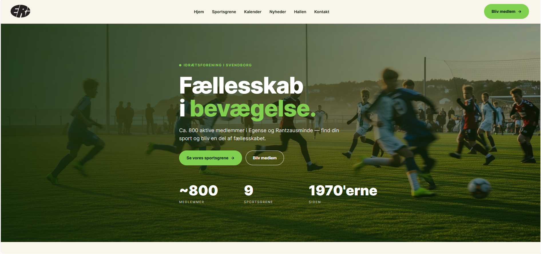 ERI — full digital rebrand — after